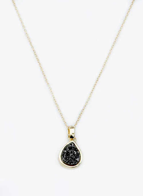 Emma Teardrop Pendant in Gold - Lositime
