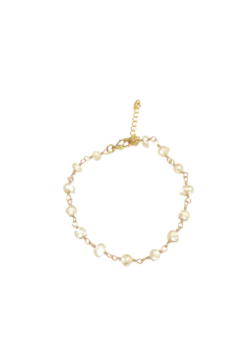Kesha Medium Freshwater Pearl Bracelet - Lositime