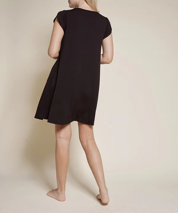 BAMBOO TULIP SLEEVE DRESS - Lositime
