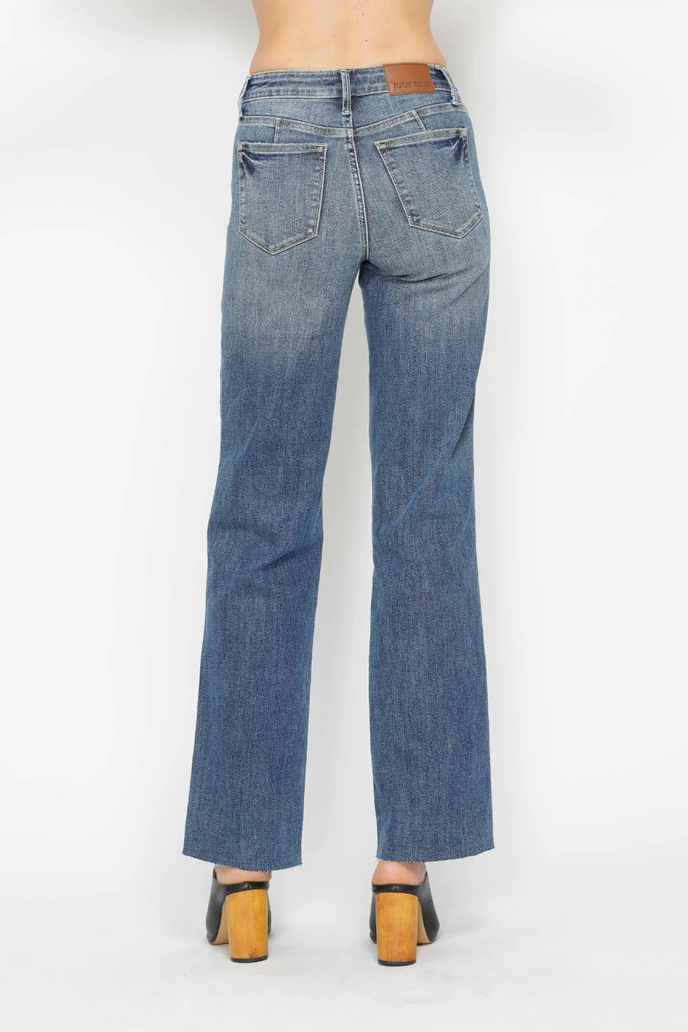 Judy Blue Full Size Tummy Control Straight Jeans - Lositime