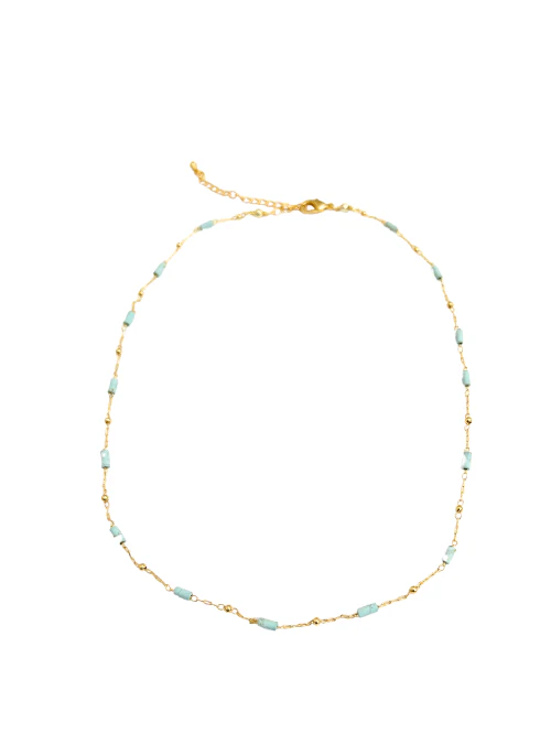Reese Tiny Gemstone Necklace - Lositime