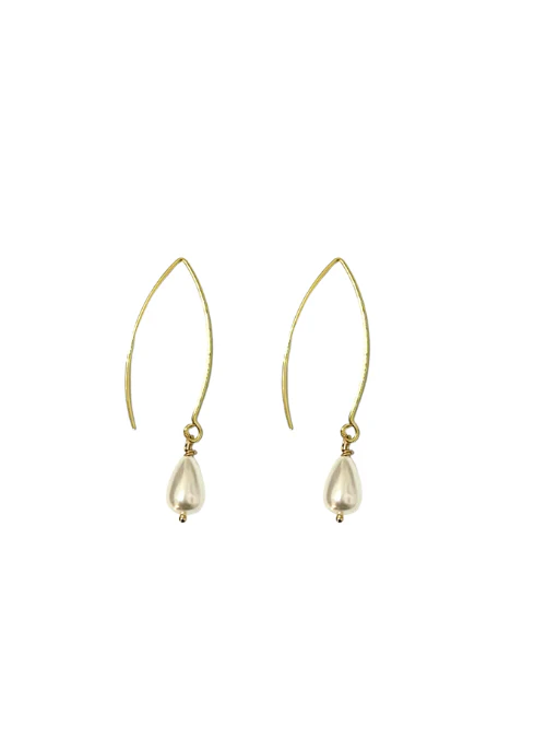Adeline Marquise Pearl Earrings - Lositime