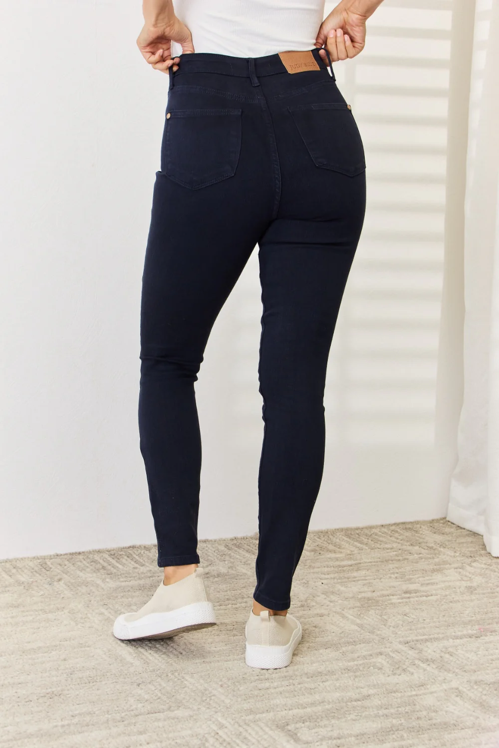 Judy Blue Full Size Garment Dyed Tummy Control Skinny Jeans - Lositime