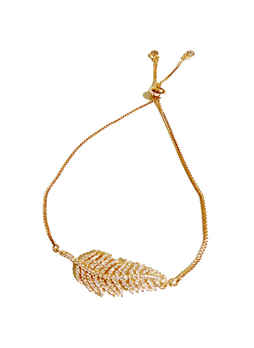 Abigail Feather Bracelet - Lositime