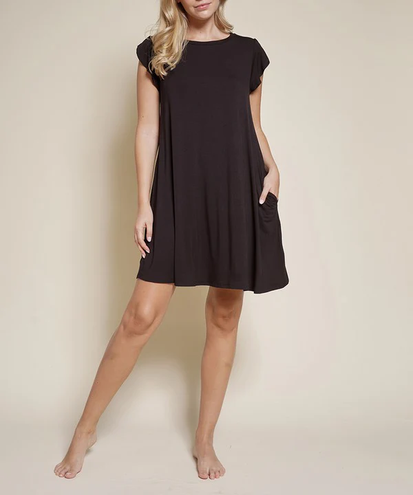 BAMBOO TULIP SLEEVE DRESS - Lositime
