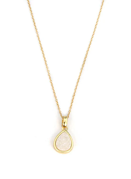 Emma Teardrop Pendant in Gold - Lositime