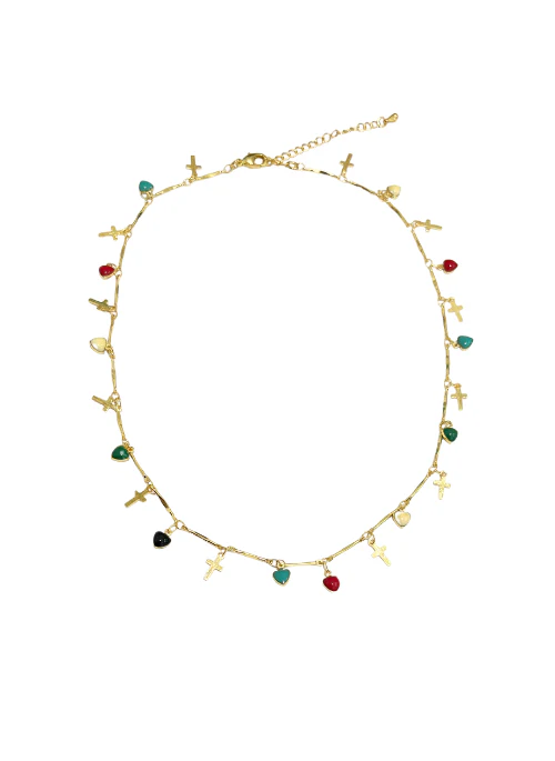 Faith & Hearts Necklace - Lositime