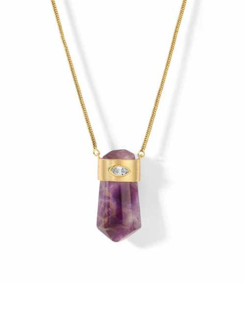 Amethyst Necklace - Lositime